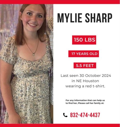 Mylie Sharp Missing: NE Houston teenager last seen on Kingwood Glen DR has been found safe